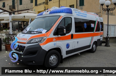 Fiat Ducato X290
Pubblica Assistenza Croce Azzurra Porto Recanati (MC)
Allestita Ambitalia Qtx
Parole chiave: Fiat Ducato_X290 Ambulanza