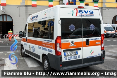 Peugeot Boxer IV serie
Società Volontaria di Soccorso Livorno
Allestito Ecotras
Codice Automezzo: 53
Parole chiave: Peugeot Boxer_IVserie Ambulanza