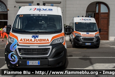 Peugeot Boxer IV serie
Società Volontaria di Soccorso Livorno
Allestita Maf
Codice Automezzo: 33 e 32
Parole chiave: Peugeot Boxer_IVserie Ambulanza