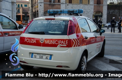 Fiat Grande Punto
Polizia Municipale Unione Valdera
Comune di Bientina (PI)
POLIZIA LOCALE YA 508 AG
Parole chiave: Fiat Grande_Punto POLIZIALOCALEYA508AG