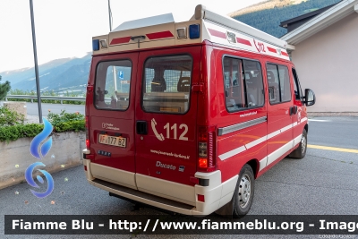 Fiat Ducato 4x4 III serie
Vigili del Fuoco
Unione Distrettuale della Bassa Val Venosta
Corpo Volontario di Ciardes (BZ)
Bezirksverband Untervinschgau
Freiwillige Feuerwehr Tschars
Allestimento Kofler Fahrzeugbau
VF 177 BZ
Parole chiave: Fiat Ducato_4x4_IIIserie