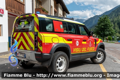 Land-Rover Defender 110 II serie
Vigili del Fuoco
Unione Distrettuale della Val Di Sole
Corpo Volontario di Pejo (TN)
VF 1W7 TN
Parole chiave: Land-Rover Defender_110_IIserie VF1W7TN