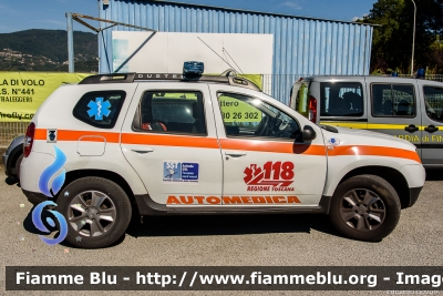 Dacia Duster I serie restyle
Aziensa Usl Toscana Nord Ovest
118 Regione Toscana
Allestimento Orion
Postazione Massa
Parole chiave: Dacia Duster_Iserie_restyle Automedica HEMS_2019