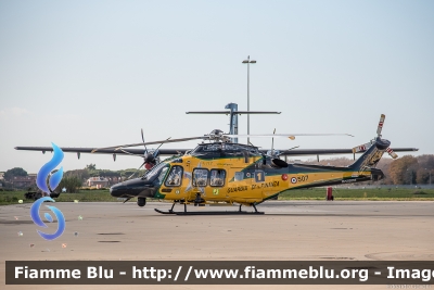 Leonardo AW169M
Guardia di Finanza
Reparto Operativo AereoNavale
Centro Aviazione di Pratica di Mare (RM)
Volpe 507
Parole chiave: Leonardo AW169M