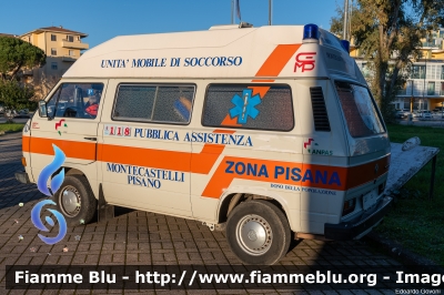 Volkswagen Tranporter T3 Syncro
Associazione Pubblica Assistenza Montecastelli Pisano (PI)
Alletita Medical Cemp
*Dismessa e regalata in Senegal*
Parole chiave: Volkswagen Tranporter_T3_Syncro Ambulanza