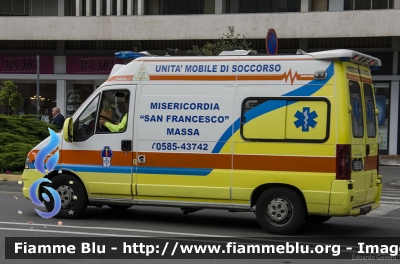 Fiat Ducato III serie
Misericordia "San Francesco" Massa
Allestita Orion
Parole chiave: Fiat Ducato_IIIserie Ambulanza