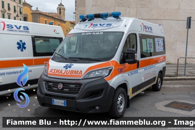 Fiat Ducato X290
Società Volontaria di Soccorso Livorno
Allestita Maf
Codice Automezzo: 130
Parole chiave: Fiat Ducato_X290 Ambulanza