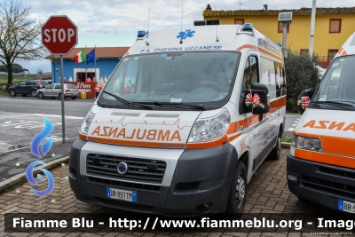 Fiat Ducato X250
Pubblica Assistenza Chiesina Uzzanese (PT)
Allestita Cevi Carrozzeria Europea
Codice Automezzo: 2676
Parole chiave: Fiat Ducato_X250 Ambulanza