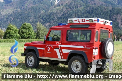 Land-Rover Defender 90
Vigili del Fuoco
Unione Distrettuale Alta Pusteria
Corpo Volontario di Dobbiaco (BZ)
Bezirksverband Oberpustertal
Freiwillige Fuerwehr Toblach
Allestito Brandschutz
VF 22K BZ
Parole chiave: Land-Rover Defender_90 VF22KBZ