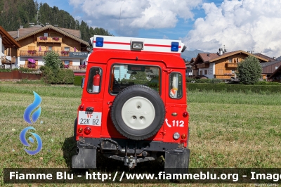 Land-Rover Defender 90
Vigili del Fuoco
Unione Distrettuale Alta Pusteria
Corpo Volontario di Dobbiaco (BZ)
Bezirksverband Oberpustertal
Freiwillige Fuerwehr Toblach
Allestito Brandschutz
VF 22K BZ
Parole chiave: Land-Rover Defender_90 VF22KBZ