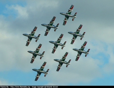 Aermacchi Mb339 PAN
Aeronautica Militare
313° Gruppo
Frecce Tricolori
Parole chiave: Aermacchi Mb339_Pan Ultimo_Volo_G222