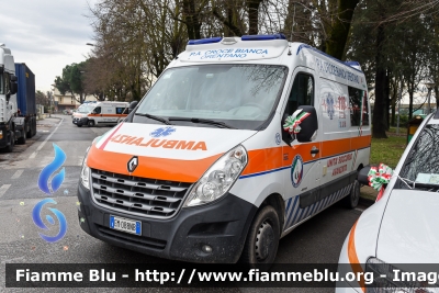 Renault Master IV serie
Pubblica Assistenza Croce Bianca Orentano (PI)
Allestita MAF
Parole chiave: Renault Master_IVserie Ambulanza