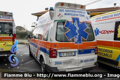 Volkswagen Transporter T6
Pubblica Assistenza Società Soccorso Pubblico Montecatini Terme (PT)
Allestita Mariani Fratelli
Codice Automezzo: 2604
Parole chiave: Volkswagen Transporter_T6 Ambulanza