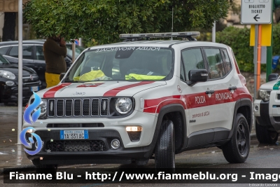 Jeep Renegade
Polizia Provinciale Lucca
Codice Automezzo: 04
POLIZIA LOCALE YA 331 AG
Parole chiave: Jeep Renegade POLIZIALOCALEYA331AG