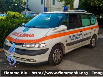 Renault Espace III serie
Pubblica Assistenza Croce Azzurra Montignoso (MS)
Allestita MAF
Parole chiave: Renault Espace_IIIserie Ambulanza