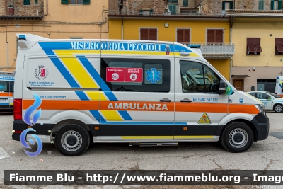 Volkswagen Crafter II serie
Misericordia di Peccioli (PI)
Allestita Nepi
Codice Automezzo: 12
Parole chiave: Volkswagen Crafter_IIserie Ambulanza