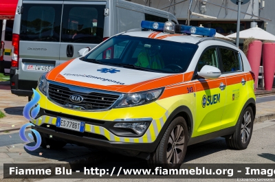 Kia Sportage III serie
Azienda ULSS 3 Serenissima
SUEM 118 ULSS 3 Emergenza
Ospedale di Dolo (VE)
Allestimento Ambitalia
"343" "DELTA 13"
Parole chiave: Kia Sportage_IIIserie JEAS-2022