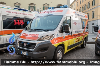 Fiat Ducato X290
Misericordia di San Vincenzo (LI)
Sezione di Venturina
Allestita Mariani Fratelli
Codice Automezzo: 64
Parole chiave: Fiat Ducato_X290 Ambulanza