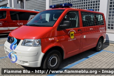 Volkswagen Transporter T5
Vigili del Fuoco 
Unione Distrettuale Alta Val Pusteria
Corpo Volontario di San Martino Caises
Freiwillige Feuerwehr St. Martin in Gsies
VF 01T BZ
Parole chiave: Volkswagen Transporter_T5 VF01TBZ