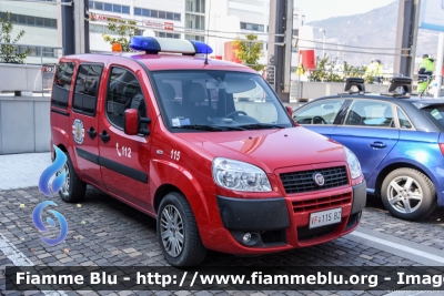 Fiat Doblò II serie
Vigili del Fuoco
Corpo Permanente di Bolzano
Berufsfeuerwehr Bozen
VF 115 BZ
Parole chiave: Fiat Doblò_IIserie VF115BZ Civil_Protect_2018