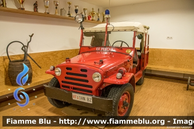 Fiat Campagnola I serie
Vigili del Fuoco
Unione Distrettuale Bassa Val Pusteria
Corpo Volontario di Perca (BZ)
Freiwillige Feuerwehr Percha
VF 1HN BZ
Parole chiave: Fiat Campagnola_Iserie VF1HNBZ