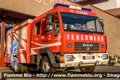 Man Le 10.220
Vigili del Fuoco
Unione Distrettuale Valle Isarco
Corpo Volontario di Sciaves (BZ) 
Freiwillige Feuerwehr Schabs
Allestita Marte
VF 22D BZ
Parole chiave: Man Le_10.220 VF22DBZ