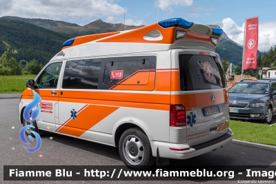 Volkswagen Transporter T6
Associazione Provinciale di Soccorso Croce Bianca (Bolzano)
Landesrettungverein Weisses Kreuz (Bozen)
Assegnata alla sezione Alta Val Venosta
Allestita Ambulanz Mobile
WK 020 - 822
PC ZS 11A
Parole chiave: Volkswagen Transporter_T6 PCZS11A