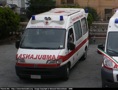 Fiat Ducato II serie
Croce Rossa Italiana
Comitato provinciale di Imperia
Allestita MAF
CRI 15517
Parole chiave: Fiat Ducato_IIserie 118_Imperia Ambulanza CRI15517