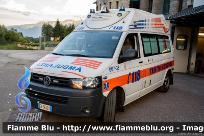 Volkswagen Transporter T5 restyle
A.P.S.S. Trento
118 Trentino Emergenza
allestimento Aricar
007-33
Parole chiave: Volkswagen Transporter_T5_restyle Ambulanza