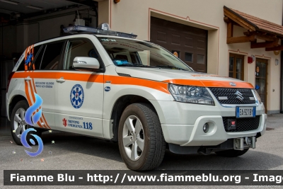 Suzuki Gran Vitara
Associazione Volontari Soccorso Trasporto Infermi di Pinzolo Alta Rendena
Allestimento Aricar
Parole chiave: Suzuki Gran_Vitara Automedica