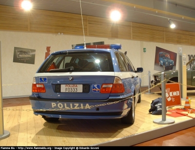 Bmw 320 E46 Touring II serie
Polizia di Stato
Polizia Stradale 
Esemplare esposto presso il Museo delle auto della Polizia di Stato
POLIZIA F0333
Parole chiave: Bmw 320_E46_Touring_IIserie POLIZIAF0333 Museo_delle_auto_della_Polizia_di_Stato