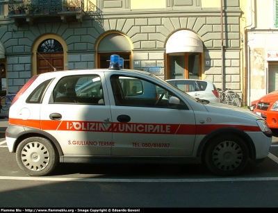 Opel Corsa III serie
47 - Polizia Municipale San Giuliano Terme
*Dismessa*
Parole chiave: Opel Corsa_IIIserie