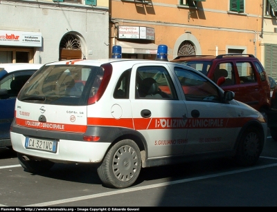 Opel Corsa III serie
47 - Polizia Municipale San Giuliano Terme
*Dismessa*
Parole chiave: Opel Corsa_IIIserie