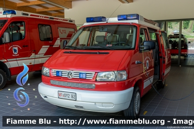 Volkswagen Transporter T4
Vigili del Fuoco
Unione distrettuale di Merano
Corpo Volontario di Parcines (BZ) 
Freiwillige Feuerwehr Partschins 
VF 0Y2 BZ
Parole chiave: Volkswagen Transporter_T4 VF0Y2BZ