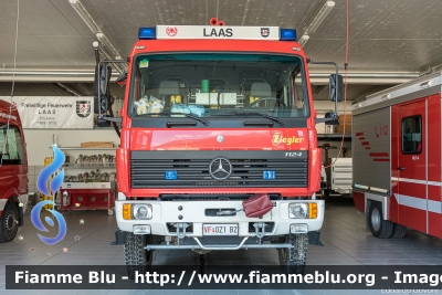 Mercedes-Benz 1124 4x4
Vigili del Fuoco
Unione Distrettuale della Bassa Val Venosta
Bezirksverband Untervinschgau
Corpo Volontario di Lasa (BZ)
Freiwillige Feuerwehr Laas
Allestimento Ziegler 
VF 0Z1 BZ
Parole chiave: Mercedes-Benz 1124_4x4 VF0Z1BZ