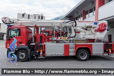 Man TGM 18.330
Vigili del Fuoco
Unione Distrettuale della Bassa Val Venosta
Bezirksverband Untervinschgau
Ospitato dal Corpo Volontario di Silandro (BZ)
Allestimento Bronto Skylift
VF FW 31E
Parole chiave: Man TGM_18.330 VFFW31E