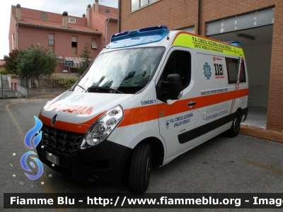 Renault Master IV serie
PA Croce Azzurra Sirolo (AN)
Allestita MAF
Ambulanza Pediatrica
"Conero 1"
Parole chiave: Renault Master_IVserie Ambulanza MAF