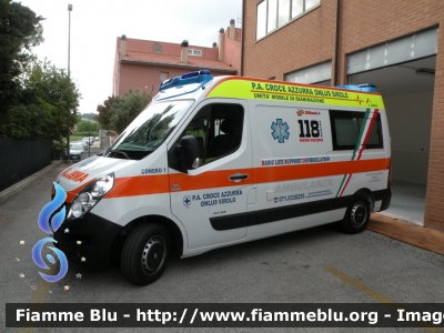 Renault Master IV serie
PA Croce Azzurra Sirolo (AN)
Allestita MAF
Ambulanza Pediatrica
"Conero 1"
Parole chiave: Renault Master_IVserie Ambulanza MAF