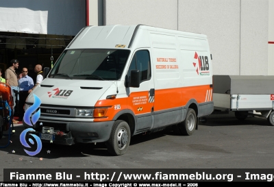 Iveco Daily III Serie
118 Regione Emilia Romagna
Gestione Emergenza Cantieri Alta Velocità e Variante di Valico
Trasporto Materiali Tecnici e Soccorso in Galleria
Automezzo "BO2216"
Parole chiave: iveco daily_IIIserie 118_GECAV Bologna reas2006