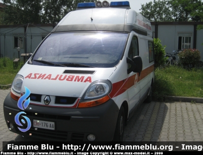 Renault Trafic II serie
Croce Rossa Italiana
Comitato Provinciale di Pisa
Allestita Alea
CRI 176 AA
Parole chiave: renault trafic_IIserie CRI176AA CRI_pisa ambulanza