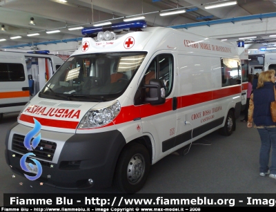 Fiat Ducato X250
Croce Rossa Italiana
Comitato locale di Casteggio (PV)
In esposizione al Reas 2008
passo lungo allestita F.lli Mariani
Parole chiave: fiat ducato_x250 CRI294AA casteggio ambulanza passo_lungo reas2008