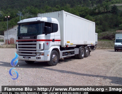 Scania 124L400
Croce Rossa Italiana
Comitato Provinciale Trento
Trasporto casse mobili
CRI A 344 C
Parole chiave: Scania 124L400 CRI Trento CRIA344C