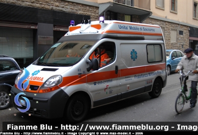 Renault Trafic II serie
PA Fratellanza Militare di Firenze
ambulanza allestita MAF
Parole chiave: renault Trafic_IIserie fratellanza_militare MAF