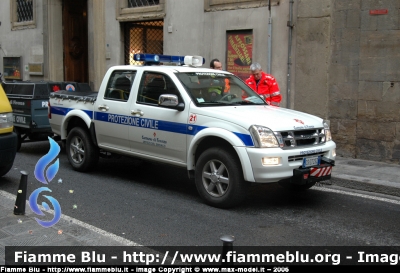 Isuzu D-Max I serie
Protezione Civile
Comune di Firenze
ufficio del Sindaco
Parole chiave: Isuzu D-Max_Iserie Palatina_2005