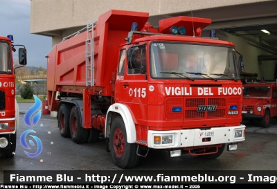 Fiat Iveco 300PC
Vigili del Fuoco
Comando Provinciale di Prato
Allestimento Baribbi con
impianto scarrabile a gancio e
cisterna scarrabile per trasporto e
distribuzione di acqua potabile
e riserva d'acqua per grandi incendi
VF 14899

Parole chiave: Fiat Iveco 300PC VF14899