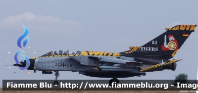 Panavia Tornado ECR
Bundesrepublik Deutschland - Germany - Germania
Luftwaffe
46-24
Tiger Meet 2023 - Special Color
Parole chiave: Panavia Tornado_ECR 46-38