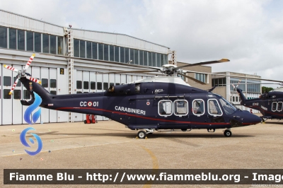 Agusta Westland AW139
Carabinieri
Raggruppamento Aeromobili
Centro Elicotteri di Pratica di Mare (RM)
Fiamma 01
Parole chiave: Agusta_Westland AW139 CC01