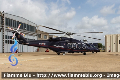 Agusta Westland AW139
Carabinieri
Raggruppamento Aeromobili
Centro Elicotteri di Pratica di Mare (RM)
Fiamma 01
Parole chiave: Agusta_Westland AW139 CC01