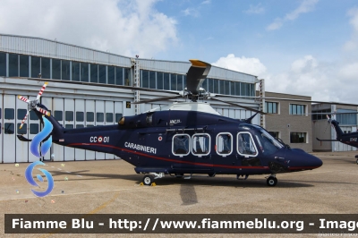 Agusta Westland AW139
Carabinieri
Raggruppamento Aeromobili
Centro Elicotteri di Pratica di Mare (RM)
Fiamma 01
Parole chiave: Agusta_Westland AW139 CC01