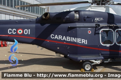 Agusta Westland AW139
Carabinieri
Raggruppamento Aeromobili
Centro Elicotteri di Pratica di Mare (RM)
Fiamma 01
Parole chiave: Agusta_Westland AW139 CC01